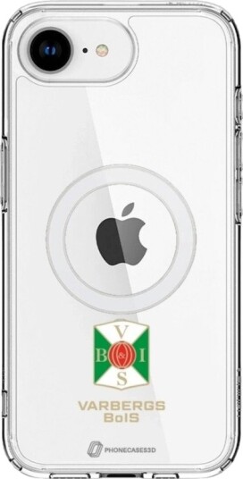 Phonecases3D iPhone 16e Varbergs BoIS Clear case (MagSafe) -mobildeksel, hvit