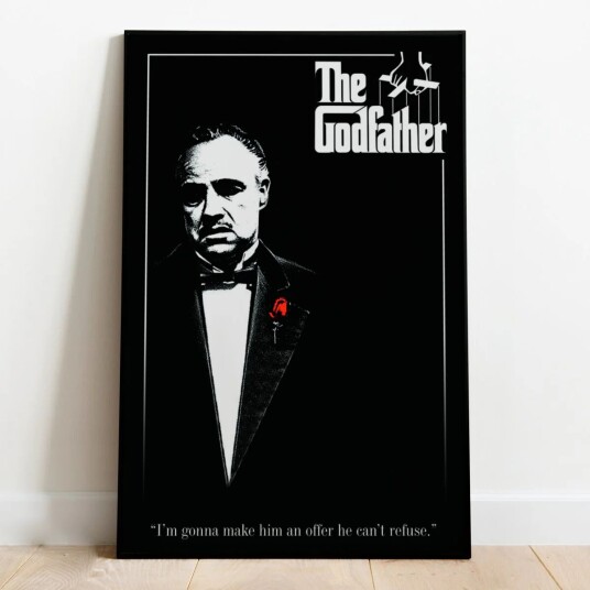 The Godfather Plakat Red Rose - 91,5 x 61 cm The Godfather Plakat Red Rose - 91,5 x 61 cm