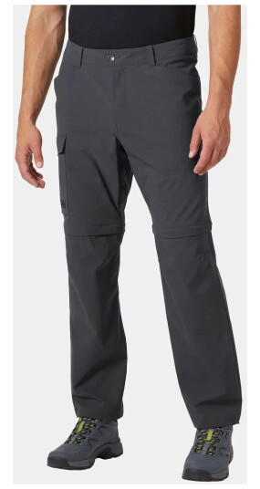 Helly Hansen Men’s Elv Light Zip Off Tur Pants Grå 2XL Helly Hansen Men’s Elv Light Zip Off Tur Pants Grå 2XL