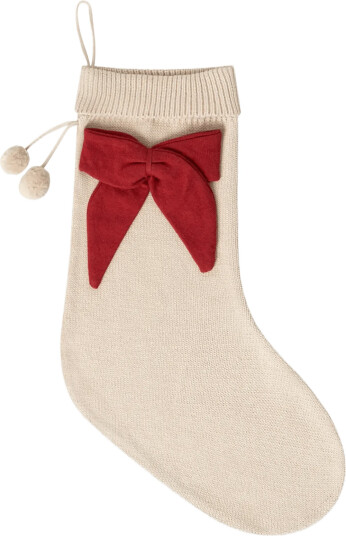 That"s Mine Calina Christmas Sock - Beige - ONE SIZE