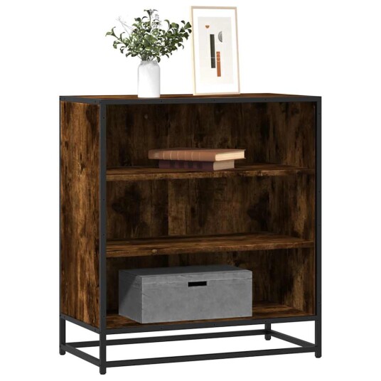 Skjenk røkt eik 68x35x76 cm konstruert tre og metall 8721102840357