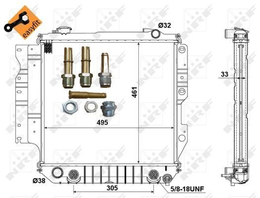 Radiator NRF 50315