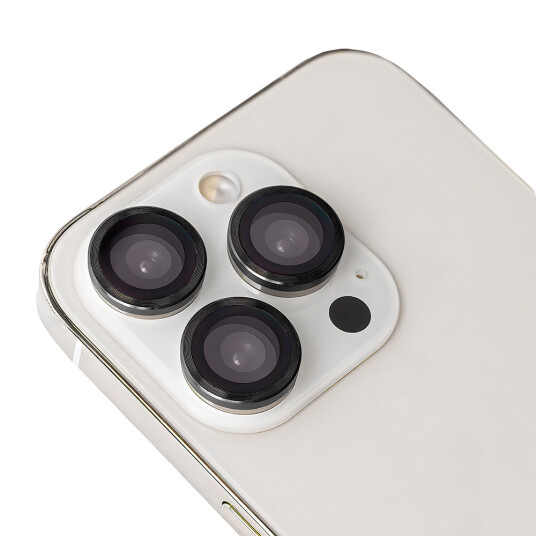 TFO Kameralinsebeskytter for iPhone 17 Pro Max Svart ramme