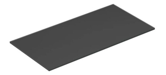 Dansani Calidris Form Topplate B40-232xh1xd40cm Mork grå Matt / 80cm Dansani Calidris Form Topplate B40-232xh1xd40cm Mork grå Matt / 80cm