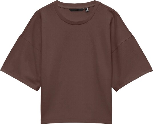 Vero Moda Vmkiara 2/4 O Neck Top Jrs Brown L Vero Moda Vmkiara 2/4 O Neck Top Jrs Brown L