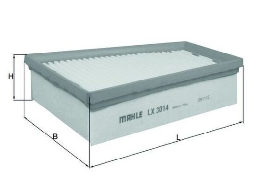 Luftfilter MAHLE ORIGINAL LX 3014