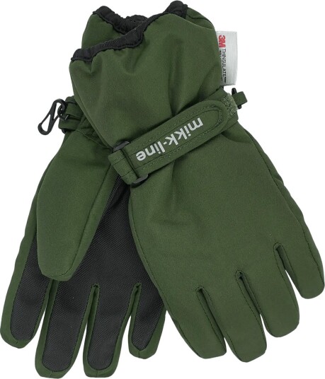 Mikk line Polyester Gloves Khaki green 98/104