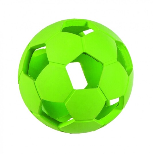Little&Bigger Fotball I Gummi Limegrønn 7.5 cm
