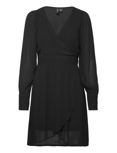 Vero Moda | Vmpolliana Ls Short Dress Wvn | XS