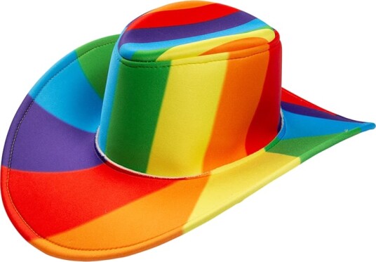 Vuxen Pride Cowboyhatt