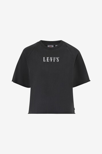 Levi's Collegegenser GR Diana SS Sweatshirt Crew SE Svart