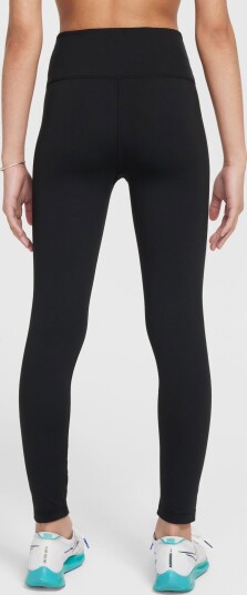 Nike One Dri-FIT High-Waisted Leggings Jente Black/White M (10-12) Nike One Dri-FIT High-Waisted Leggings Jente Black/White M (10-12)