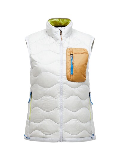 Peak Performance W Helium Utility Down Vest Antarctica/sierra Sand/ XS