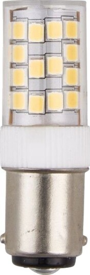 Spl Ba15d 3,2W LED rør 5,2 cm dimbar 390lm klart glass Dimbar : Dimbar Kulør : Varm Spl Ba15d 3,2W LED rør 5,2 cm dimbar 390lm klart glass Dimbar : Dimbar Kulør : Varm
