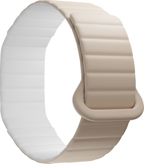 Polar Loop erstatningsreim i silikon, beige/hvit S-M