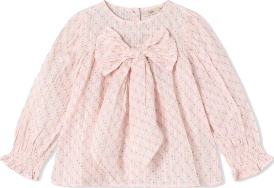 Fliink Zorro Ls Bow Blouse Pink 86 Fliink Zorro Ls Bow Blouse Pink 86