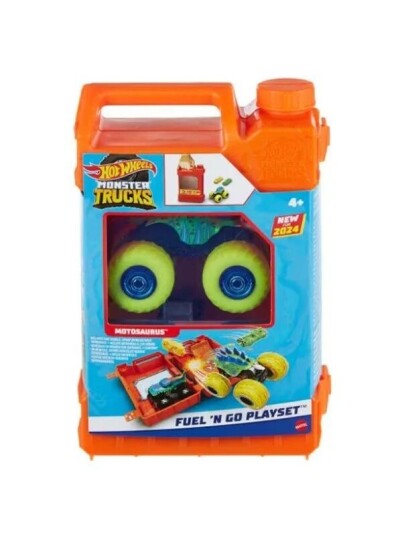 Hot Wheels Monster Trucks Fuel "N Go Playset