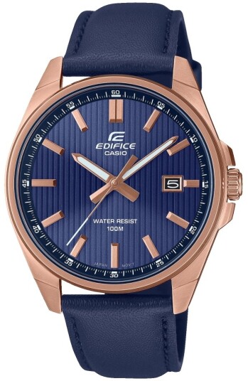 Casio Herreklokke EFV 150CL 2AVUEF Edifice Blå/Lær Ø42.6 mm Casio Herreklokke EFV 150CL 2AVUEF Edifice Blå/Lær Ø42.6 mm