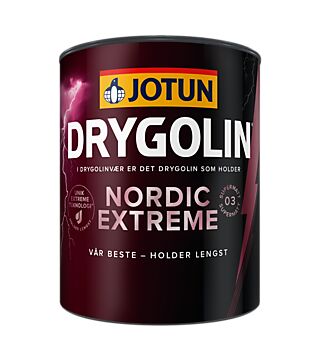 Drygolin utendorsmaling nordic extreme supermatt b base 9 liter