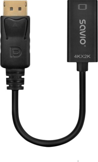 Savio Ak 62 0,2 M Displayport Hdmi Hankjønn Hunkjønn Nikkel/Gull