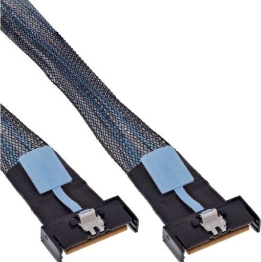 Inline 27661B 0,75 M Mcio X8 74 Pin Mcio X8 74 Pin Rett Rett Hankjønn/Hankjønn