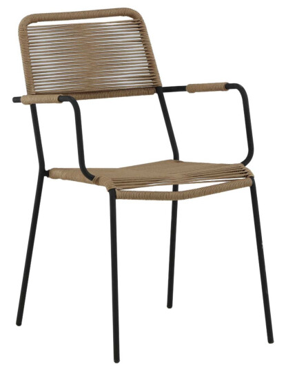 Venture Design Lindos lenestol Beige/svart Brun