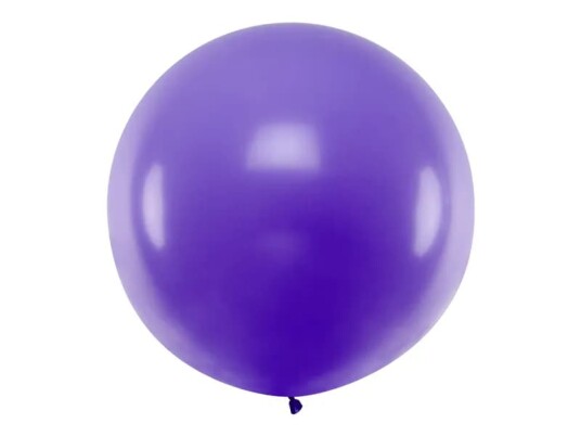 LILLA Pastellfarget Rund JUMBO Ballong 1 meter LILLA Pastellfarget Rund JUMBO Ballong 1 meter
