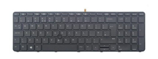 HP DualPoint - Brbart tastatur - til utskifting - Dansk