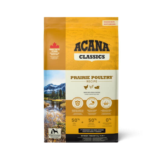 Acana Classics Prairie Kylling Tørrfôr til Voksne Hunder 9,7 kg