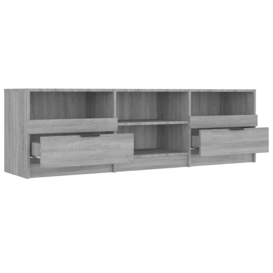 vidaXL TV-benk grå sonoma 150x33,5x45 cm konstruert tre vidaXL TV-benk grå sonoma 150x33,5x45 cm konstruert tre
