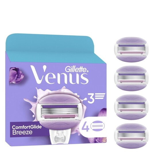 Gillette Venus ComfortGlide Breeze Razor Blades 4pcs