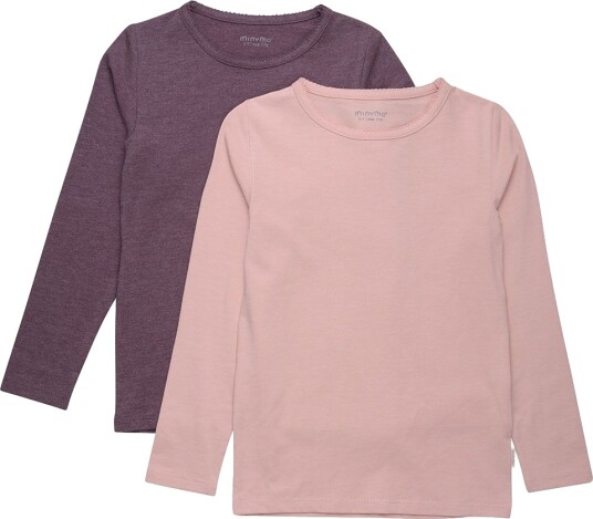 Minymo Genser   2 pack   Misty Rose   Minymo   1½ år (86)   Genser Lilla Rosa