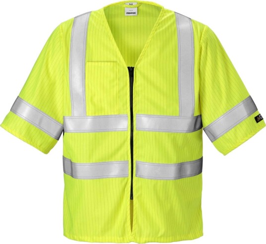 Fristads Flammevest High Vis Cl 3 5023 FHA Hi vis Gul L/XL