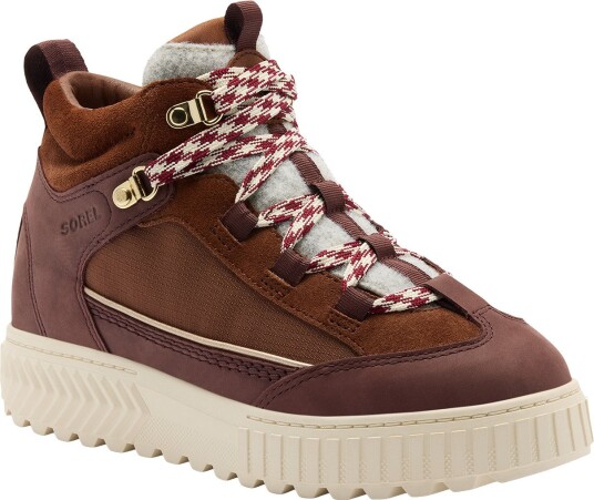 Sorel Women"s Ona Ave™ Peak Boot Waterproof Dark Auburn Red Lodge 38