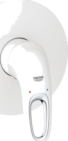 GROHE EUROSTYLE DUSJBATTERI FOR INNBYGGING MÅNEHVIT