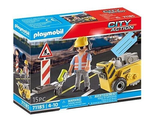 Playmobil City Action 71185 Construction worker with edge cutter