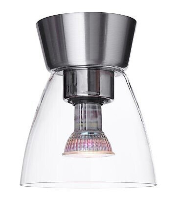 Belid Takplafond Bizzo E27 IP21 D165 mm, LED, Klart Glass/Krom