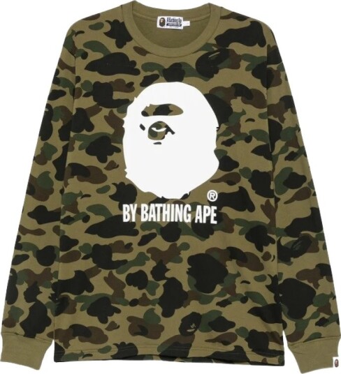 A Bathing APE, Herre, Topper, Grønn, XL,