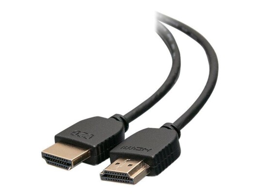 C2G 10ft HDMI Cable with Low Profile Connectors - Flexible - Std Speed - HDMI-kabel - 3 m