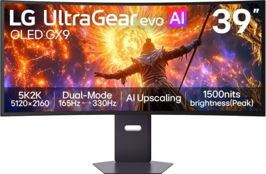 LG UltraGear evo 39GX950B 39"" WUHD/OLED/165Hz/0.03ms gaming-skjerm