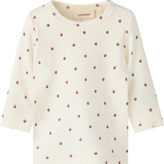 Lil"Atelier Nbngago Kim Ls Slim Top Lil   Cream   62