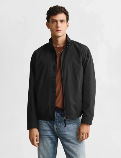 GANT Lightweight Harrington Jacket   Black   S