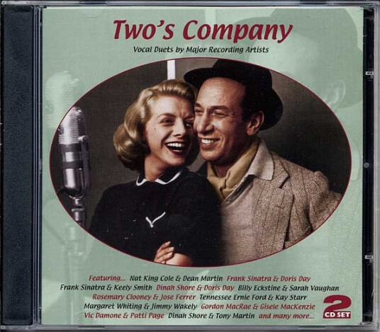 Diverse Artister Two's Company Vocal Duets By Major Recording Stars Of The 50s CD