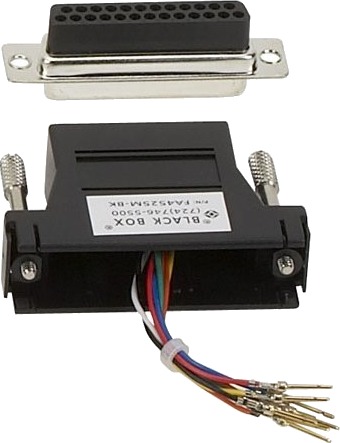 Black Box Fa4525f-Bk Rj-45 Db25 Sort