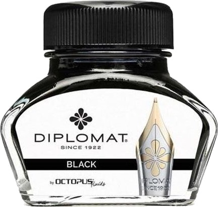 Diplomat Diplo Octopus blekk svart sepia 30 ml Diplomat Diplo Octopus blekk svart sepia 30 ml