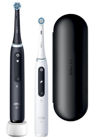 Oral-B iO Series 5 Duo Pack Elektrisk Tannbørste Sort og Hvit