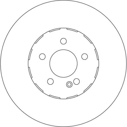 Bremseskive TRW DF6094S