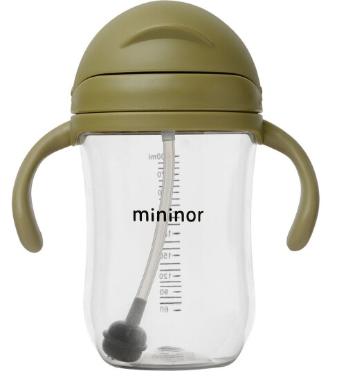 Mininor Sugerørskopp Mosegrønn 330 ml. Mininor Sugerørskopp Mosegrønn 330 ml.