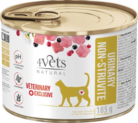 4Vets Natural Cat Urinary 12 X 185 G