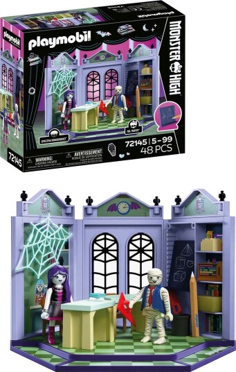 Playmobil Monster High Klasserom med 48 Deler